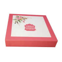 Cardboard Wedding Gift Box - Cardboard Material, 4 X 11 Inches , Red And White Color, Customize Surface Finish, Digital Printing Design