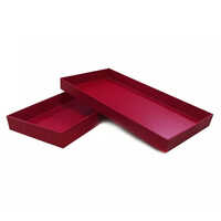 Fancy Chocolate Box - High-quality Cardboard, Customizable Size, Maroon Color, Square Shape, Unique Special Effects Printing