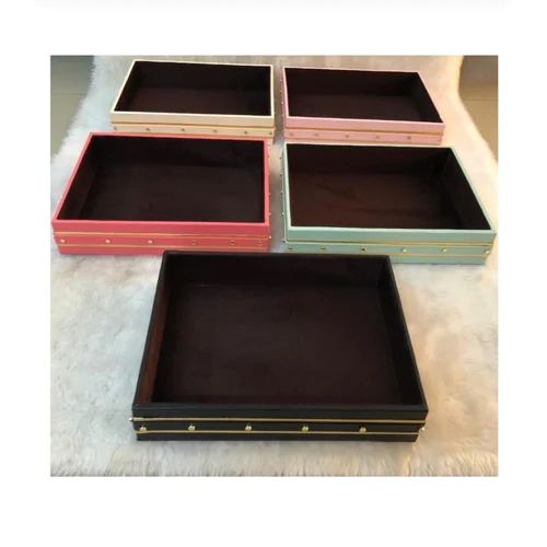 Mdf Gift Hamper Tray - High-quality Mdf, Rectangular Shape, Custom Color Options , Matte Lamination Finish For Elegant Gifting Solutions