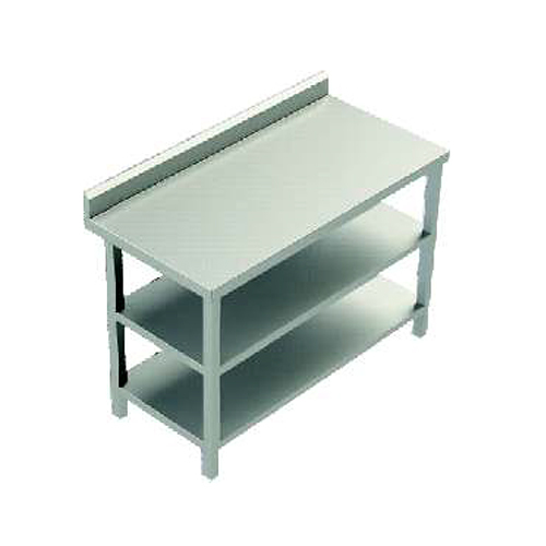 Work Table With 2 U.S - Color: Silver