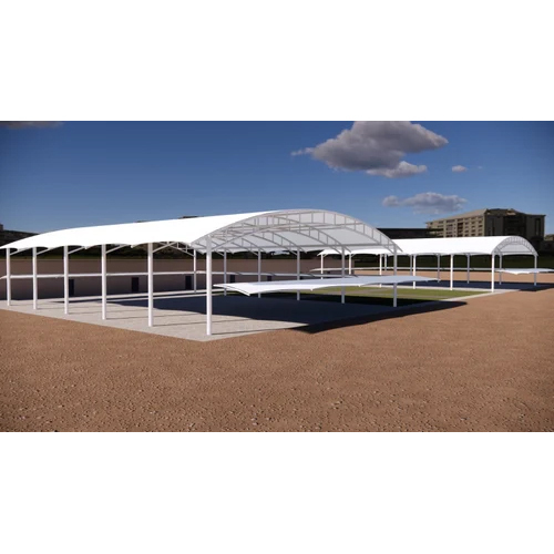 Warehouse Tensile Structure - Color: White