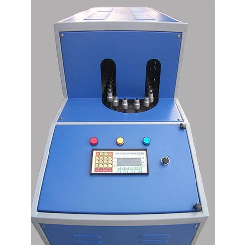 Semi Automatic Pet Blowing Machine - Color: Blue