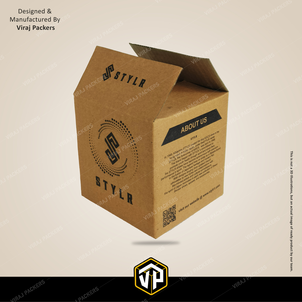 E-commerce Packaging Boxes - Custom Size Paper, Matte Lamination Finish | Durable, Uv Offset Printing, Perfect For Electronics And Clothing