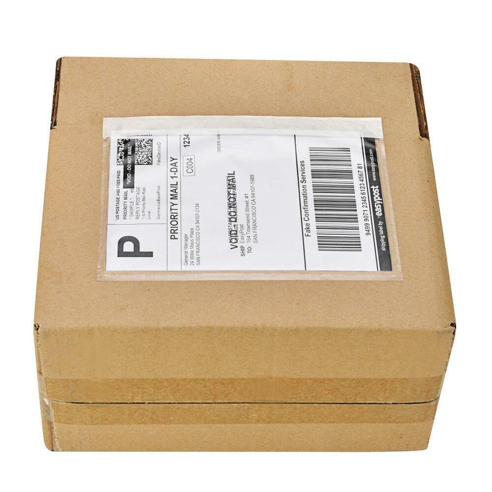 Packing List Envelopes - Soft Pet, 4.5x6 Inches | Extra Strong Adhesive, Weather Resistant, Tamper-proof Design