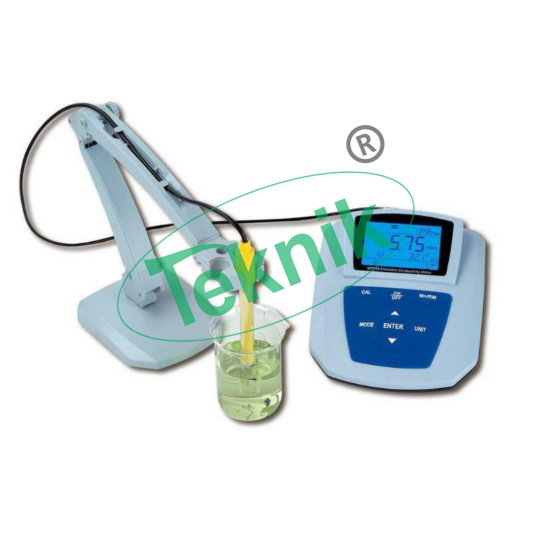 Digital Conductivity Meter - 3 Led Display, Accuracy 1% Fs, Range 0 To 1000 Mhos/cm | Includes Operation Manual, Dust Cover & Spare Conductivity Cell 1/0.5/0.1