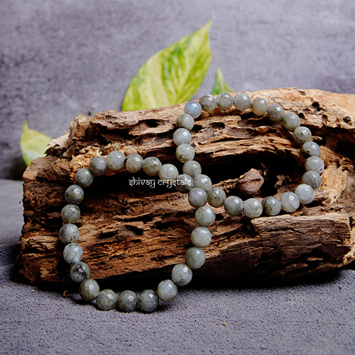 Labradorite Daimond Cut Bracelet