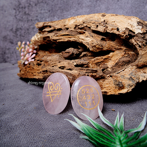 Rose Quartz  Zibu Coin