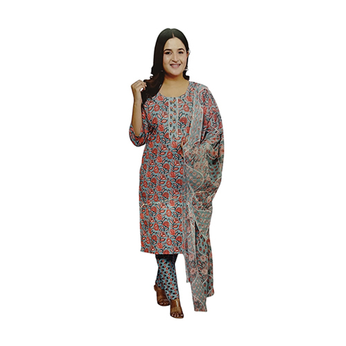 Cotton Printed Suit - Color: Different Available