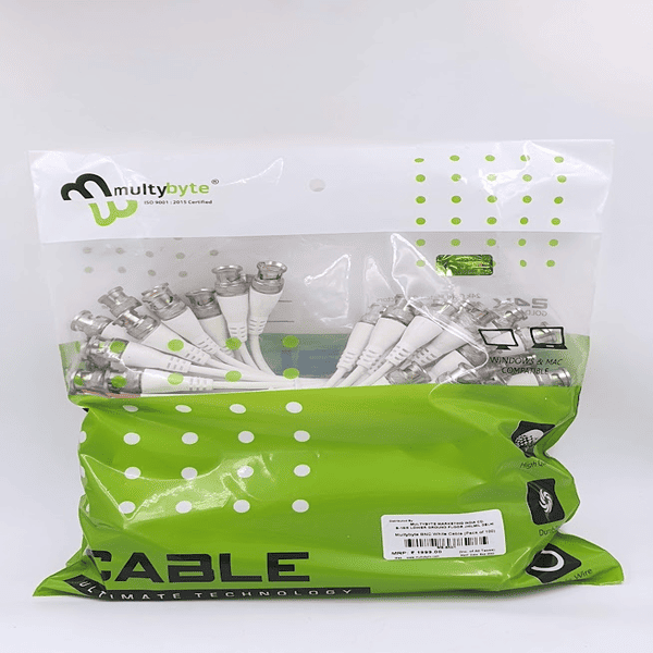 White Basic Bnc Cable - Usage: Industrial