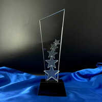 5 Star Crystal Award Trophies