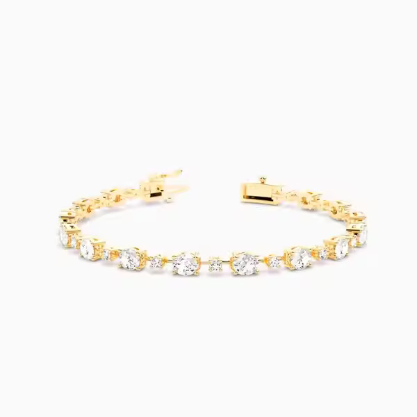 14kt Round Tennis Bracelet in Lab Grown Diamond with Vvs and Def color and clarity. Premium jewelry direct from manufacturer