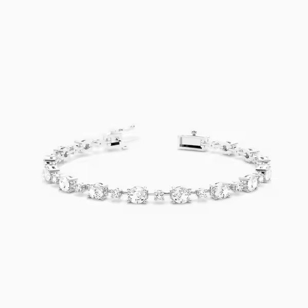 14kt Round Tennis Bracelet in Lab Grown Diamond with Vvs and Def color and clarity. Premium jewelry direct from manufacturer