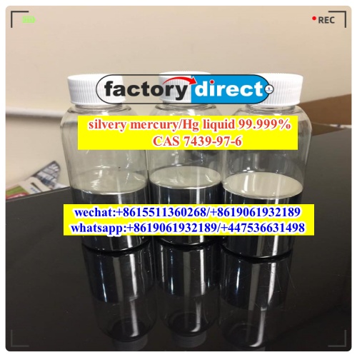 Factory Ready Stock Silvery Mercury (Hg) 99.999% Min For Gold Mining Hot Selling! - Cas No: 7439-97-6