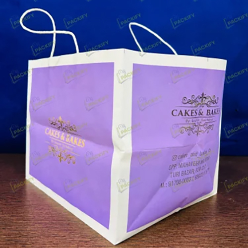 Printed Paper Cake Bag