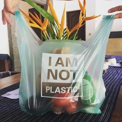 Biodegradable Grocery Bags - Color: Transparent