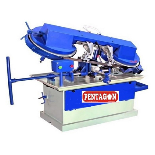 Metal Cutting Hydraulic Bandsaw Machine Plb-300 - Color: Blue