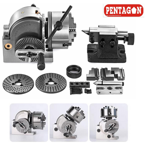 Pentagon Semi Universal Dividing Head-Indexing Head Set Bs0 - Material: Stainless Steel