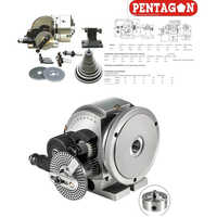 Pentagon Universal Dividing Head Set With Complete Gear Set Bs02 - Material: Stainless Steel