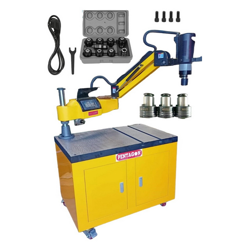 Pentagon Flexi Arm Type Servo Electrical Tapping Machine Size M3 To M16 - Material: Stainless Steel