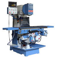 Vertical knee type milling machine with out quill travel model