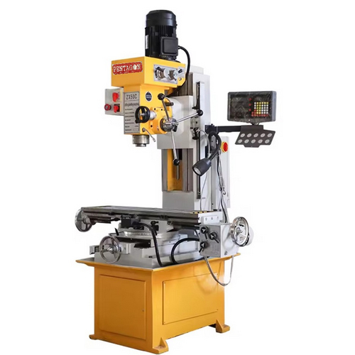 Drilling Cum Milling Machine Model - Color: Yellow