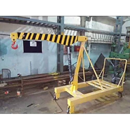 Hydraulic Floor Cranes - Mild Steel, Various Sizes, Bright Yellow | 5 Tonne Lifting Capacity, New with Warranty, High Visibility