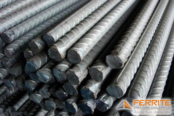 TMT Round Bar - Stainless Steel, Customized Shape, Silver Color | High Strength, Corrosion Resistance, Seismic Absorption for Reliable Structural Integrity