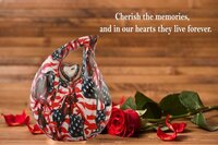 Teardrop Shaped Metal Cremation Urn for Human Ashes Decorative memorial Large Funeral Urns