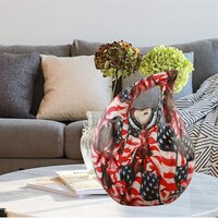 Teardrop Shaped Metal Cremation Urn for Human Ashes Decorative memorial Large Funeral Urns