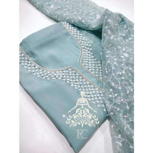 Silk Embroidery Suits - Color: Different Available