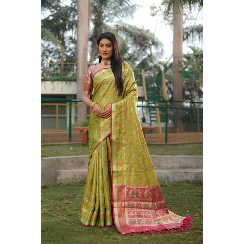 Attractive Look Organza Silk Saree