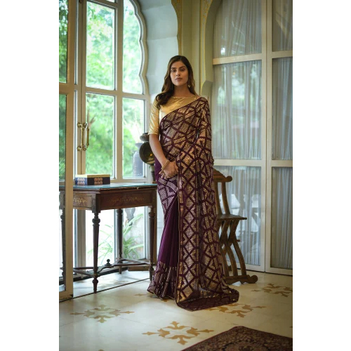 Georgette Saree - Color: Different Available