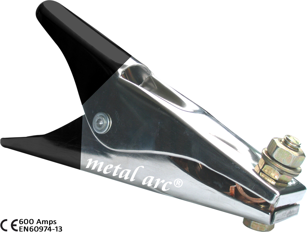 Isi Marked Stainless Steel Earth Clamp Ecm01 Series 400 Ech401i - Color: Black Sliver