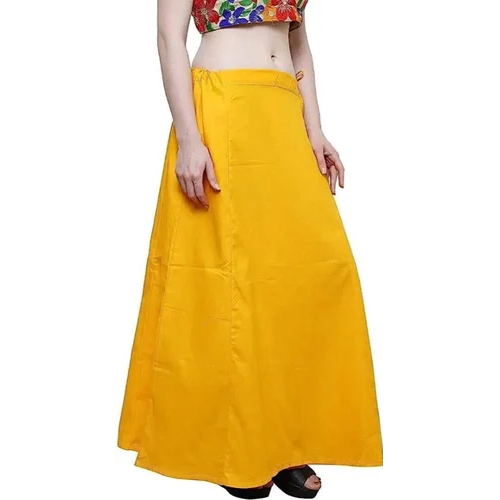 Yellow Cotton Petticoat - Color: Different Available