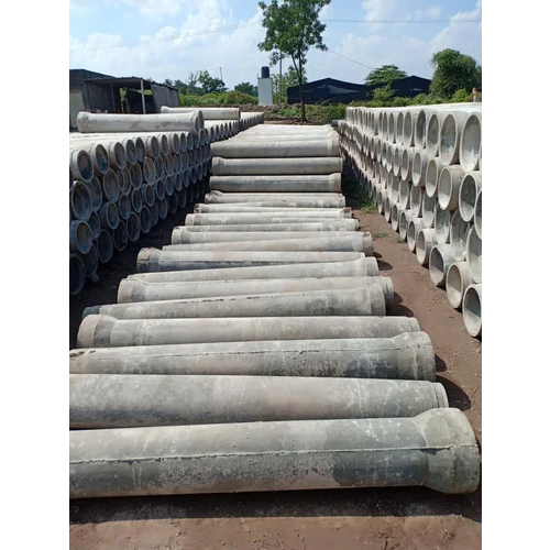 SPIGOT PIPE - RCC Material, 200mm Thickness | Grey Color, Powder Coated Surface, 1-5 Year Warranty, Heavy-Duty Design
