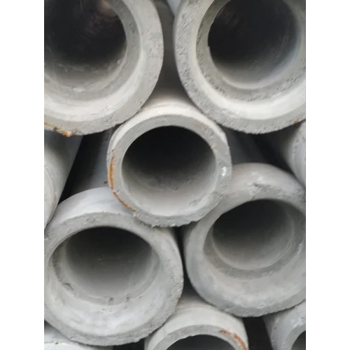 Industrial Cement Pipes - RCC, 18 Inch Outer Diameter, Grey Color, Round Shape, Powder Coated Finish | 1-5 Year Warranty, Durable & Robust Design