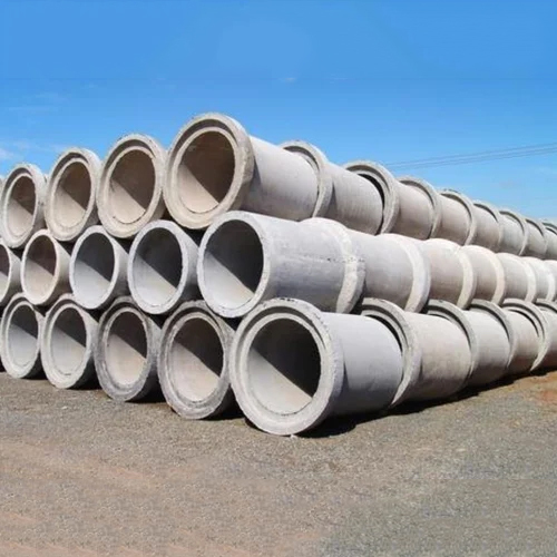 450Mm Np3 Rcc Hume Pipe - Color: Grey