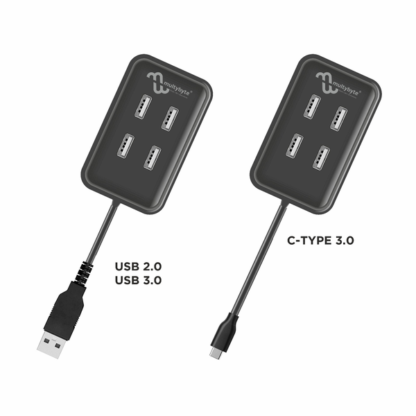 2.0 Port 4 Hub Usb Cable