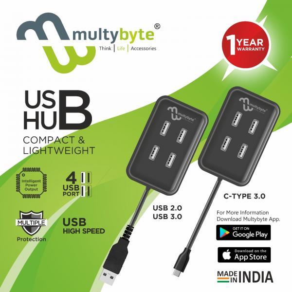 2.0 Port 4 Hub Usb Cable