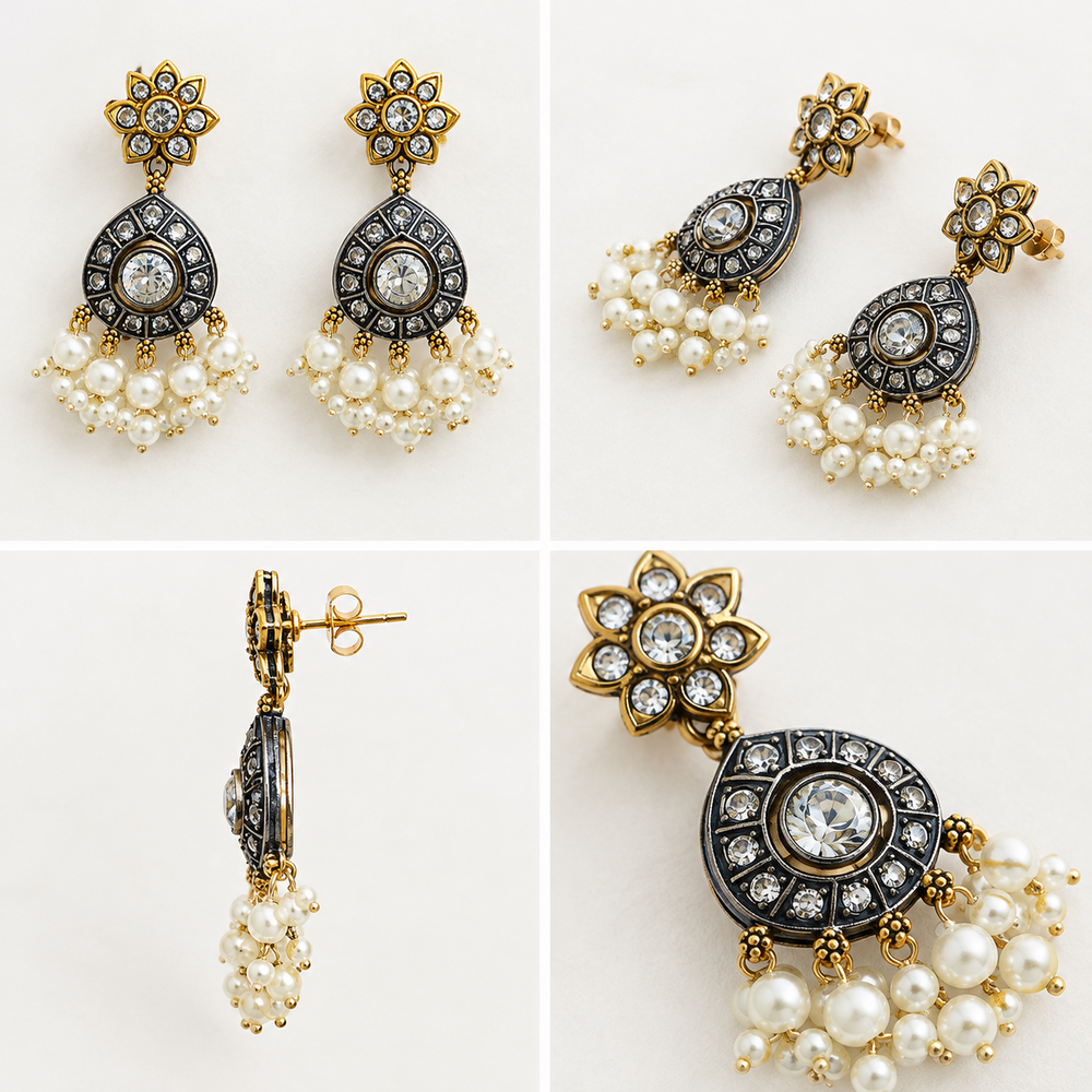 Oxidised Earring - Gender: Women