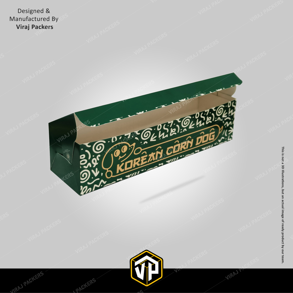 Potato Twister Packaging Boxes - Finishing: Glossy Lamination