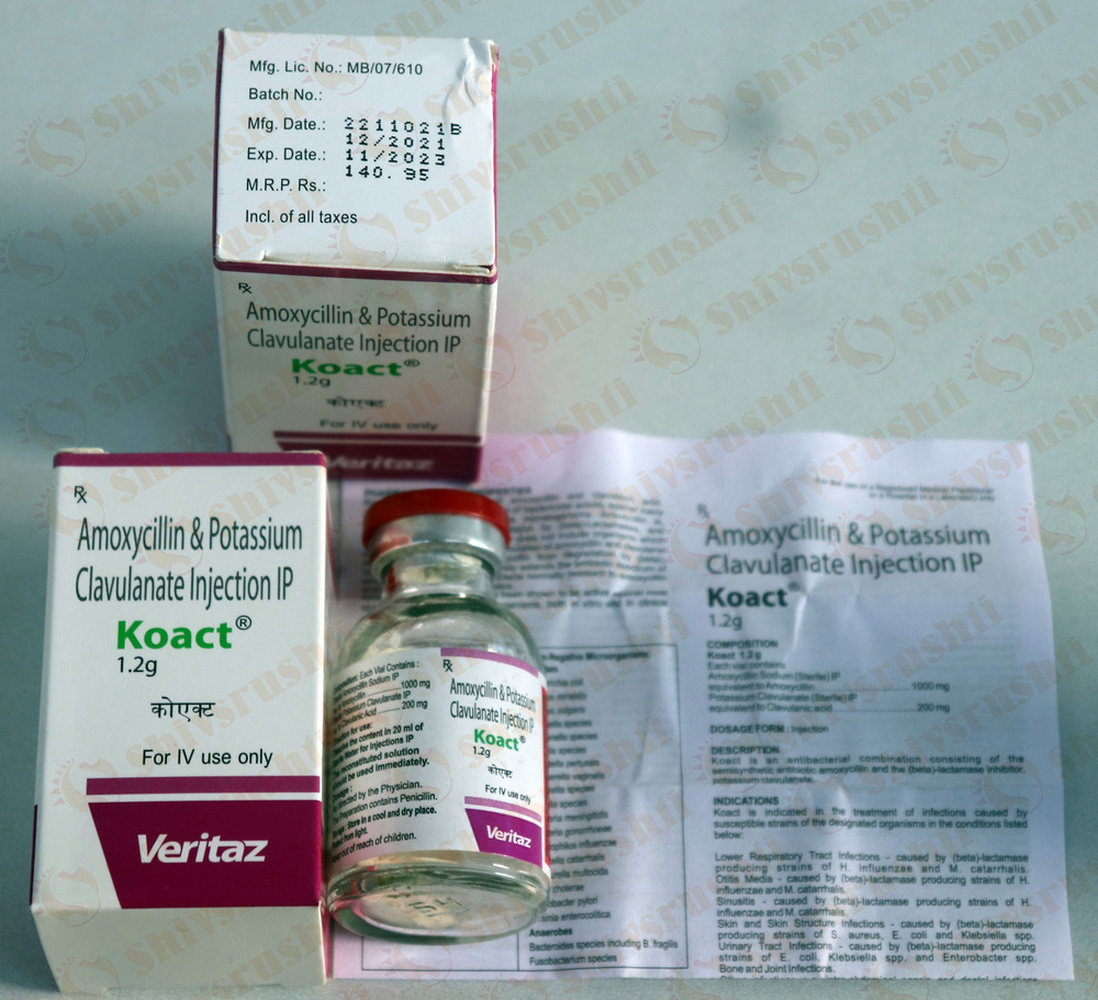 Koact 1.2g - Drug Type: Injection