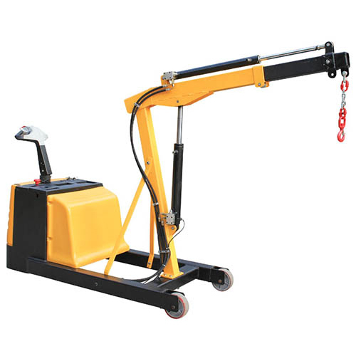 Battery Operated Floor Crane - Color: Yellow