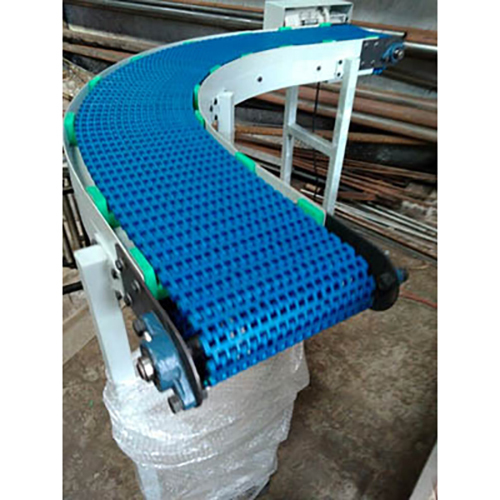 Plastic Belt Conveyor - Color: Blue