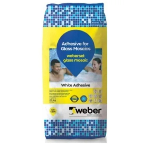 Weber Set Glass Mosaic Tile Adhesives - Color: White