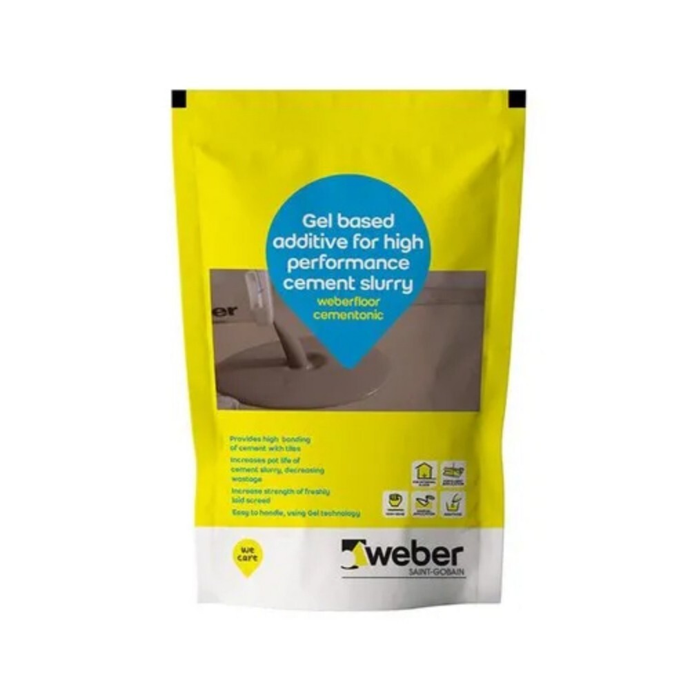 300Ml Weber Floor Cementonic Tile Adhesive - Color: Grey