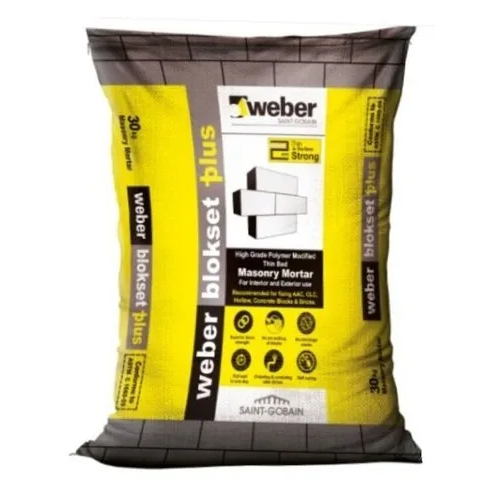 Weber Blokset Plus Block Jointing Mor-Tar - Color: Grey