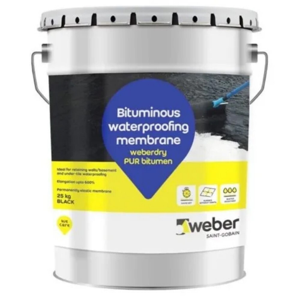 Weberdry Pur Bitumen Waterproof Elastomeric Chemical - Place Of Origin: India