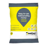 10kg Weber White Waterproofing Mor Tar - Grade: Chemical Grade