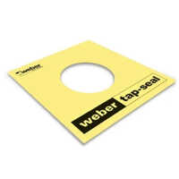 Weber Tap Seal Thread Seal Tape - Pp Non-woven Material, 2 Inch Width X 10 Meter Length, Yellow Color, Self-adhesive, Waterproof Seal